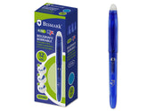 BOLIGRAFO BORRABLE CAPUCHON BISMARK AZUL 0,7MM | 12 UNIDADES | (POESSA BISMARK BASICO)